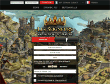 Tablet Screenshot of jeu.lesseigneurs.fr