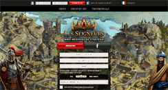 Desktop Screenshot of lesseigneurs.fr